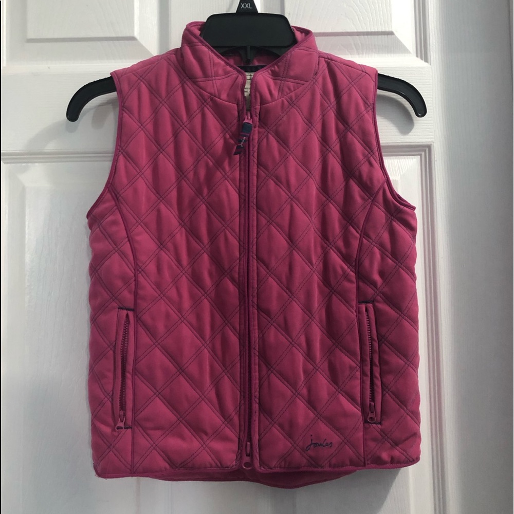 Joules Age 8 Pink Vest! Adorable!